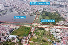 Đường sẽ mở theo quy hoạch ở phường Khương Đình, Thanh Xuân, Hà Nội (phần 5): Đường nối Vành đai 2,5 - Vũ Tông Phan