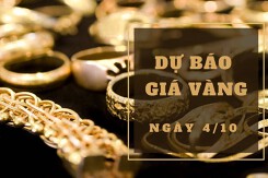 Dự báo giá vàng 4/10: SJC có thể tiếp tục giảm?