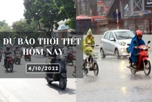 Dự báo thời tiết hôm nay 4/10/2022: Hà Nội mưa giảm dần, Đà Nẵng mưa nắng gián đoạn, TP HCM ngày nắng