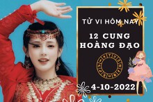 Tử vi hôm nay của 12 cung hoàng đạo ngày 4/10/2022: Bạch Dương tình cảm không như ý, Nhân Mã tài lộc tăng tiến