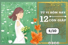 Tử vi hàng ngày hôm nay của 12 con giáp 4/10/2022: Mão tài lộc kém sắc, Dậu gặp nhiều thị phi