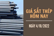 Giá sắt thép xây dựng hôm nay 4/10: Duy trì mức 3.799 nhân dân tệ/tấn