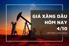 Giá xăng dầu hôm nay 4/10: Tiếp đà phục hồi, giá dầu tăng dưới 1%
