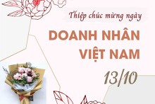 Top 20 mẫu thiệp chúc mừng ngày Doanh nhân Việt Nam ấn tượng nhất năm 2022