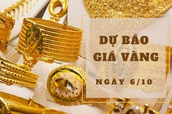 Dự báo giá vàng 6/10: Có thể sẽ quay trở lại đà giảm?
