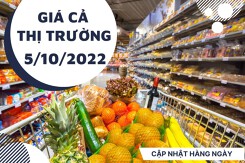 Giá cả thị trường hôm nay 5/10/2022: Rau củ tại siêu thị tươi xanh với giá tốt vào giữa tuần