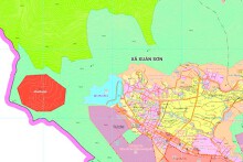 Bản đồ quy hoạch sử dụng đất xã Xuân Sơn, huyện Vạn Ninh, tỉnh Khánh Hòa