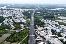 Diện mạo cao tốc Bến Lức - Long Thành đoạn qua huyện Nhà Bè