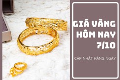 Giá vàng hôm nay 7/10: Điều chỉnh giảm không quá 300.000 đồng/lượng