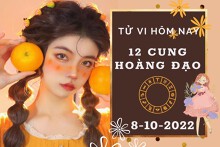 Tử vi hôm nay của 12 cung hoàng đạo ngày 8/10/2022: Sư Tử tình cảm vượng sắc, Thiên Bình tài lộc không linh hoạt