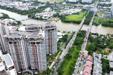 Toàn cảnh đường Nguyễn Hữu Thọ, trục phát triển huyết mạch của Nhà Bè