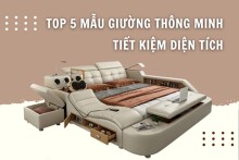 Top 5 mẫu giường thông minh tiết kiệm diện tích cho ngôi nhà của bạn