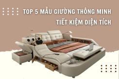 Top 5 mẫu giường thông minh tiết kiệm diện tích cho ngôi nhà của bạn