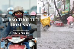Dự báo thời tiết hôm nay 12/10/2022: Hà Nội lạnh 19 độ, Đà Nẵng và TP HCM tiếp tục có mưa
