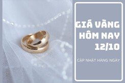 Giá vàng hôm nay 12/10: Điều chỉnh tăng 100.000 đồng/lượng tại một vài hệ thống