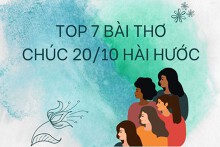 Tham khảo 7 bài thơ chúc 20/10 hài hước, vui nhộn nhất 2022