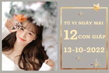 Tử vi ngày mai của 12 con giáp 13/10/2022: Tuất bền tài lộc, Sửu sự nghiệp vững tiến