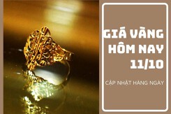 Giá vàng hôm nay 11/10: Đồng loạt giảm không quá 500.000 đồng/lượng