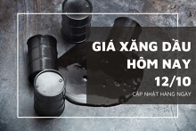 Giá xăng dầu hôm nay 12/10: Dứt đà tăng, giá dầu giảm hơn 2,5%