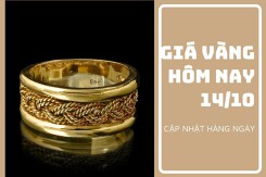 Giá vàng hôm nay 14/10: Giảm 100.000 đồng/lượng tại doanh nghiệp Phú Quý