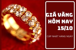 Giá vàng hôm nay 15/10: Đảo chiều giảm từ 50.000 đồng/lượng đến 200.000 đồng/lượng
