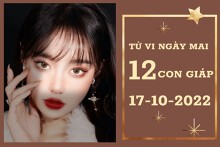 Tử vi ngày mai của 12 con giáp 17/10/2022: Dậu tài lộc bất ổn, Thìn sự nghiệp gặp trở ngại