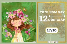 Tử vi hàng ngày hôm nay của 12 con giáp 17/10/2022: Dần tài lộc hao hụt, Thân tình duyên có chuyển biến tốt