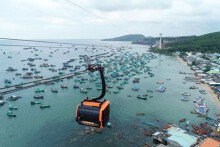 Kiên Giang đóng điện đường dây 220kV vượt biển Kiên Bình - Phú Quốc hơn 2.220 tỷ đồng