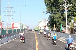 TP HCM thông xe công trình cầu Bưng nối quận Tân Phú và Bình Tân