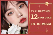 Tử vi ngày mai của 12 con giáp 18/10/2022: Hợi vận tài lộc tăng, Tỵ tình cảm kém hanh thông
