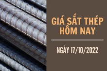 Giá sắt thép xây dựng hôm nay 17/10: Bất ngờ giảm về dưới mức 3.700 nhân dân tệ/tấn