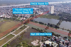 Đường sẽ mở theo quy hoạch ở phường Thanh Trì, Hoàng Mai, Hà Nội (phần 5)