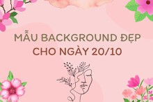 20 ý tưởng background 20/10 đẹp cho sự kiện tại trường học, cơ quan và công ty 2022