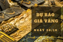 Dự báo giá vàng 20/10: Tiếp tục giảm giá vào đầu phiên?