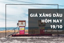 Giá xăng dầu hôm nay 19/10: Duy trì đà giảm với mức điều chỉnh dưới 2%