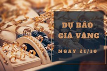 Dự báo giá vàng 21/10: Có khả năng tiếp tục phục hồi?