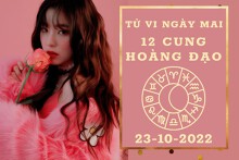 Tử vi ngày mai của 12 cung hoàng đạo 23/10/2022: Nhân Mã tài lộc thất thoát, Ma Kết tình cảm xuống dốc