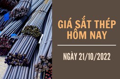 Giá sắt thép xây dựng hôm nay 21/10: Tăng nhẹ lên mức 3.647 nhân dân tệ/tấn