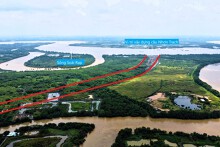 TP HCM đề xuất 2 vị trí mới xây cầu Cát Lái