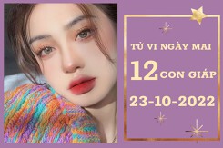 Tử vi ngày mai của 12 con giáp 23/10/2022: Mùi tài lộc hưng vượng, Dần công việc thăng tiến