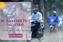 Dự báo thời tiết ngày mai 23/10/2022: Hà Nội, Đà Nẵng ngày nắng, đêm lạnh, TP HCM chiều tối có mưa