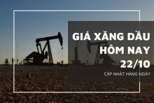 Giá xăng dầu hôm nay 22/10: Tiếp đà giảm trên 1% trong sáng cuối tuần