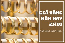 Giá vàng hôm nay 23/10: Vàng SJC ghi nhận tăng 580.000 - 700.000 đồng/lượng trong tuần qua