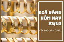 Giá vàng hôm nay 23/10: Vàng SJC ghi nhận tăng 580.000 - 700.000 đồng/lượng trong tuần qua