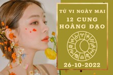 Tử vi ngày mai của 12 cung hoàng đạo 26/10/2022: Xử Nữ tài lộc bền vững, Sư Tử sự nghiệp khá ổn