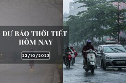 Dự báo thời tiết hôm nay 23/10/2022: Hà Nội lạnh và sương mù nhẹ, Đà Nẵng đêm mưa to, TP HCM mưa vài nơi