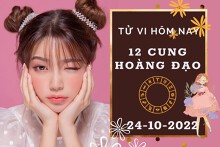 Tử vi hôm nay của 12 cung hoàng đạo ngày 24/10/2022: Song Tử tài lộc dồi dào, Bảo Bình tình cảm xáo trộn