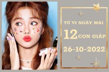 Tử vi ngày mai của 12 con giáp 26/10/2022: Tý tài lộc tiến tới, Ngọ tình cảm gian truân