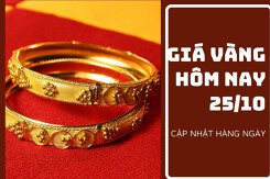 Giá vàng hôm nay 25/10: Ghi nhận giảm 100.000 đồng/lượng