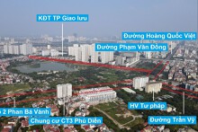 Những tuyến đường đang và sẽ mở qua khu đô thị Thành phố Giao lưu